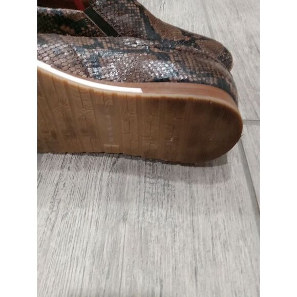 MEZLAN MONARCH Snake print leather slip-on loafer SIZE 9 US MADE IN SPAIN - Picture 10 of 12